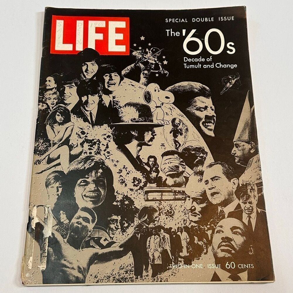 Vintage Life Magazine The 60’s Special Double Issue December 26, 1969